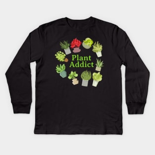 Plant Addict Kids Long Sleeve T-Shirt